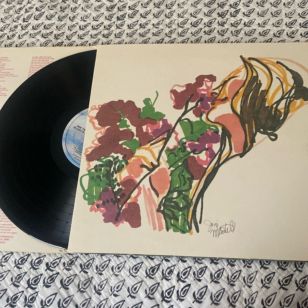 Joni Mitchell For the Roses album - Picture 2 of 3